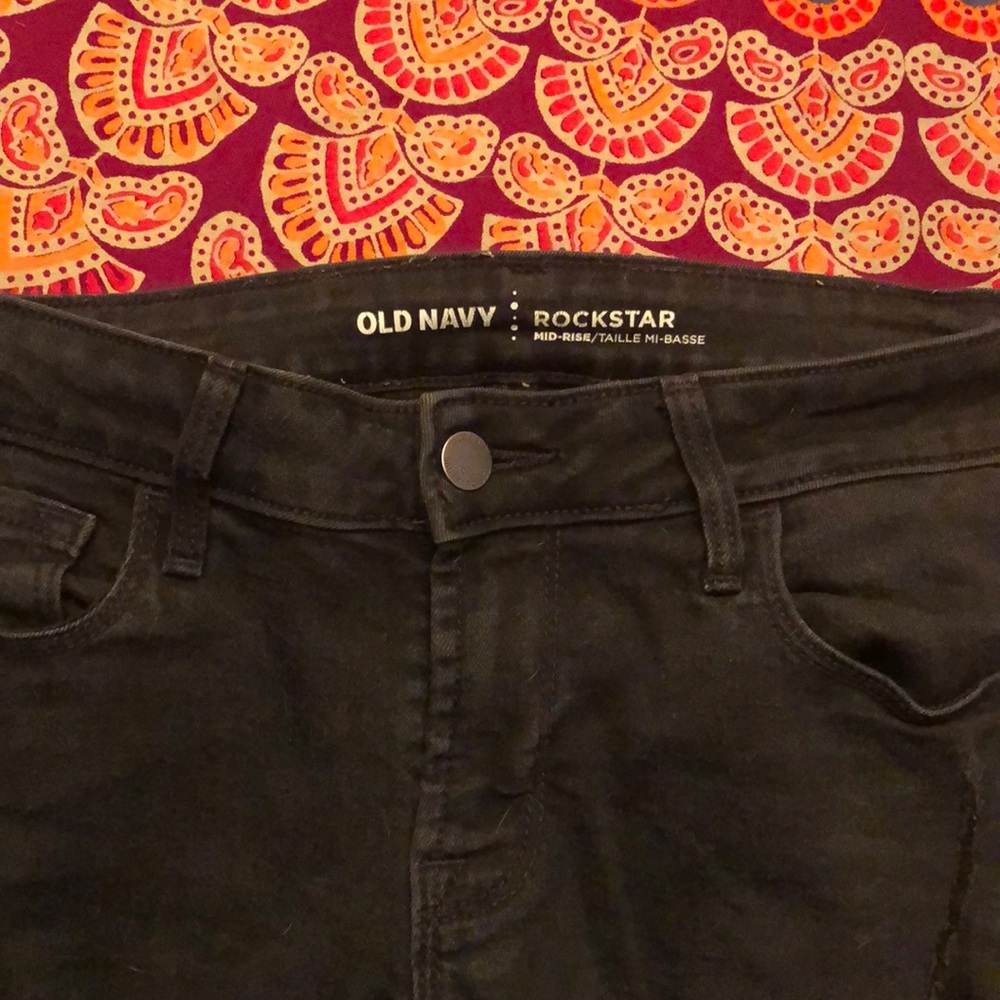 Old Navy rockstar mid-rise jeans